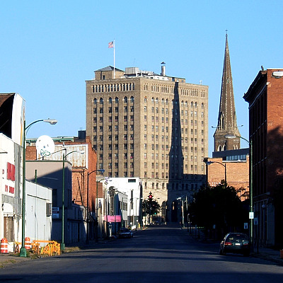 Adirondack Bank Building by John Cahill