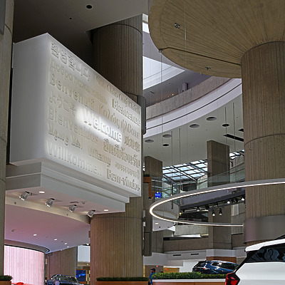 Detroit Marriott at the Renaissance Center by John W. Cahill
