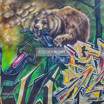 Saint Louis City Flood Wall (South Wall) by Ryan Hildebrand