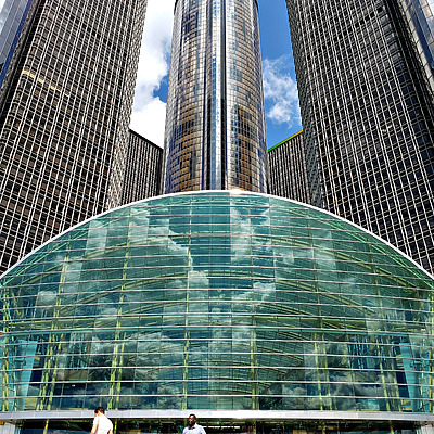Detroit Marriott at the Renaissance Center by Ryan Hildebrand