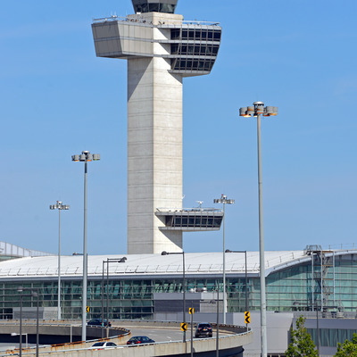 JFK International Airport ATC Tower by John W. Cahill
