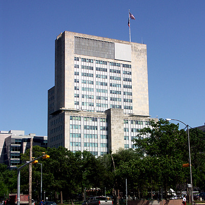 Houston Main Building by Marshall Gerometta