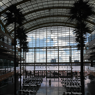 Detroit Marriott at the Renaissance Center by John W. Cahill