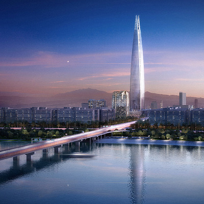 Lotte World Tower by Kohn Pedersen Fox Associates PC
