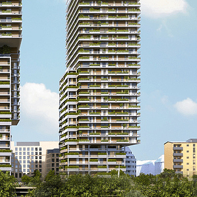 Triiiple Tower I by Henke Schreieck Architekten