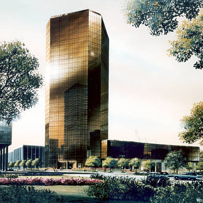 One Bank of America Plaza by © 2005 St. Louis Mercantile Library at the University of Missouri St. Louis