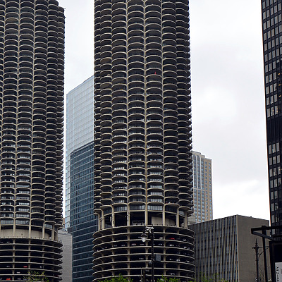 Marina City I by John W. Cahill