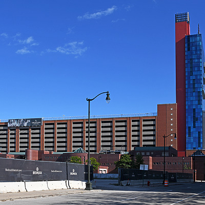 Greektown Casino Hotel Parking Garage by John W. Cahill