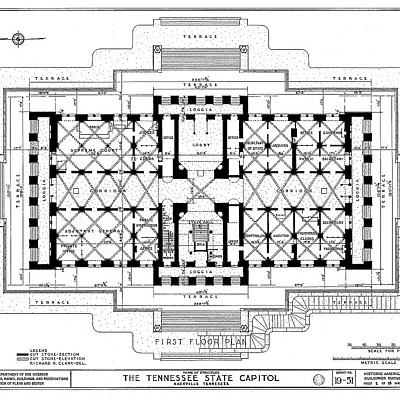Tennessee State Capitol by Historic American Buildings Survey