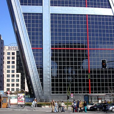 Puerta de Europa II by Cesar Serrano