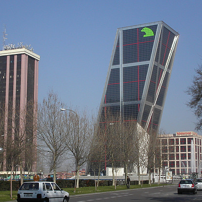 Puerta de Europa I by Cesar Serrano