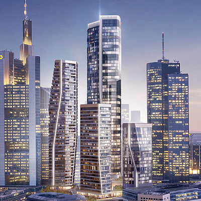 FOUR Frankfurt - Tower 1 by UNStudio