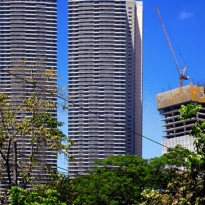 One Shangri-La Place, North Tower by Daniel Kieckhefer