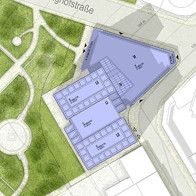 Hochhauskomplex Neue Mainzer Straße by KSP Engel und Zimmermann