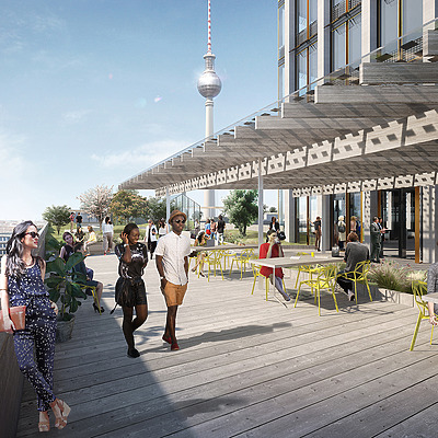 Hochhaus am Alexanderplatz by Sauerbruch Hutton