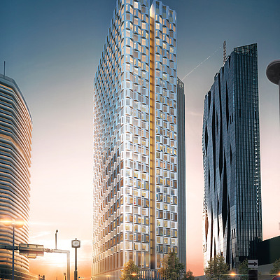 DC Tower 3 by Dietrich Untertrifaller Architekten