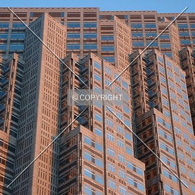 Tokyo City Hall Tower II by Andrew Stewart