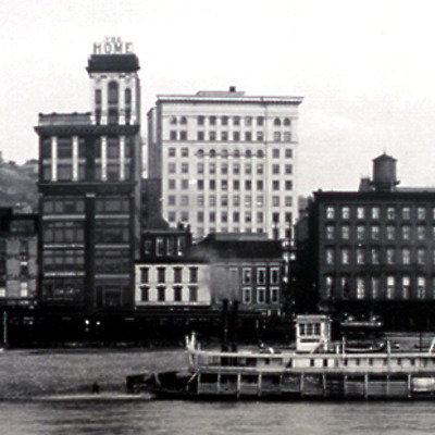 Wheeling Pittsburgh Steel Building by Library of Congress, Prints and Photographs Division, Haines Photo Co.