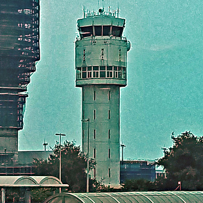 Taiwan Taoyuan International Airport Control Tower by Ryan Hildebrand
