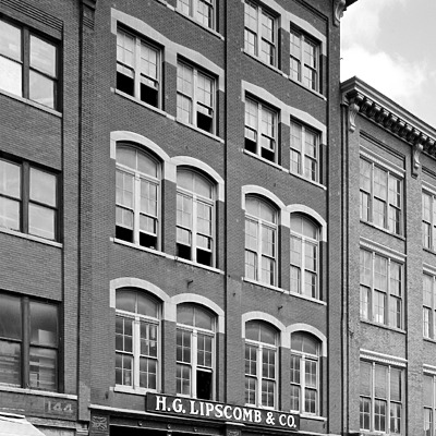 H. G. Lipscomb & Co. Hardware Building by American Historic Buildings Survey/ Jack E. Boucher