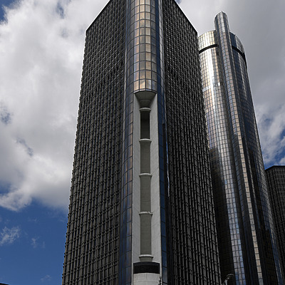 Renaissance Center 400 Tower by John W. Cahill