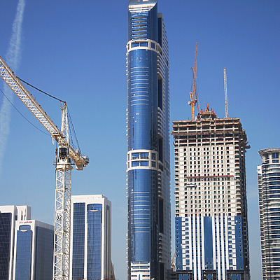 Blue Tower by Nareg Karamanoukian