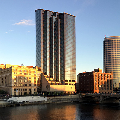 Amway Grand Plaza Hotel - Glass Tower by Nate Lindsey