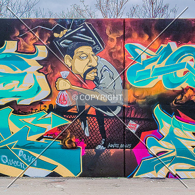 Saint Louis City Flood Wall (South Wall) by Ryan Hildebrand