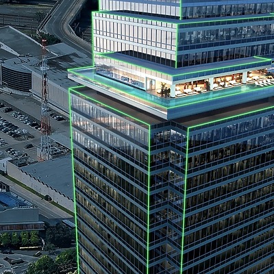 Bank of America Plaza by Hoefer Welker