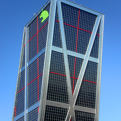 Puerta de Europa I by Cesar Serrano