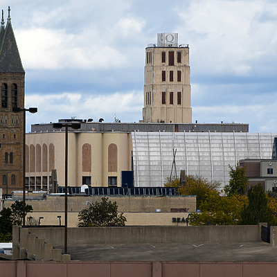 Quaker Oats Cereal Factory Elevator by John W. Cahill