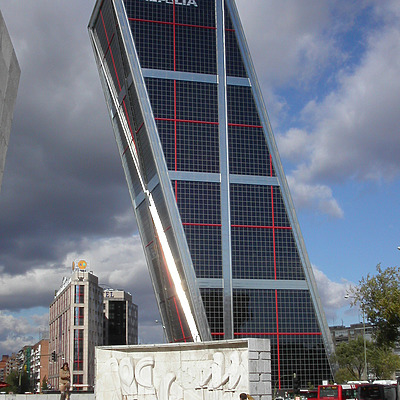 Puerta de Europa II by Cesar Serrano