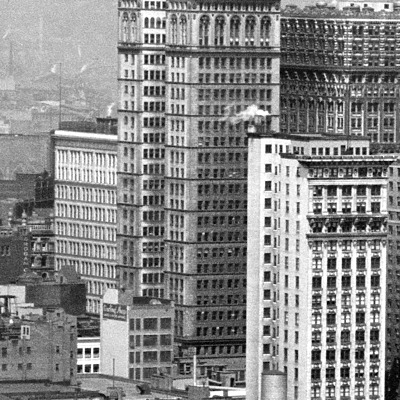 First National Bank Building by Library of Congress, Prints and Photographs Division, Detroit Publishing Company
