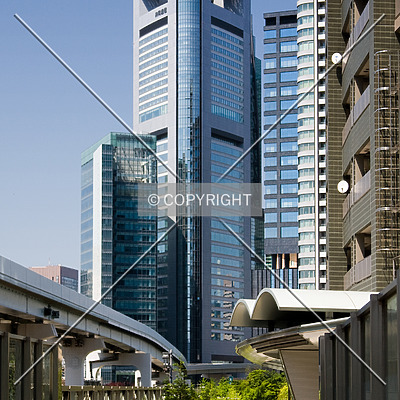 Shiodome Media Tower by Serdica