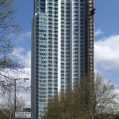 Pan Peninsula West Tower by Cesar Serrano