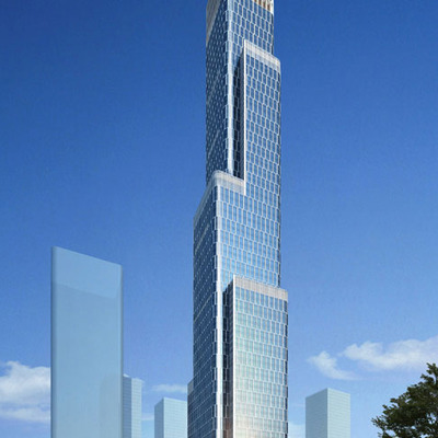 R&F Guangdong Building by Goettsch Partners