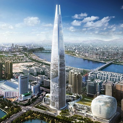 Lotte World Tower by Kohn Pedersen Fox Associates PC