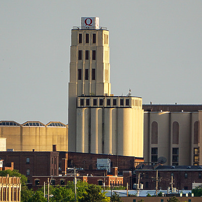 Quaker Oats Cereal Factory Elevator by Ryan Hildebrand