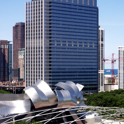 Blue Cross-Blue Shield Tower by Daniel Kieckhefer