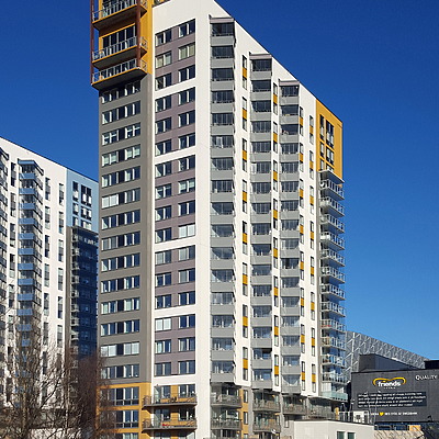 Arenastaden bostadshus 1 by Robin Spetz