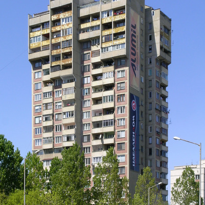 Mladost 1, Block 1 by Kaloian