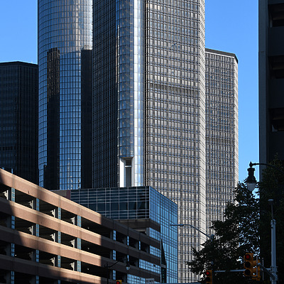 Renaissance Center 100 Tower by John W. Cahill