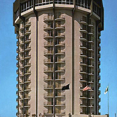 Holiday Inn Riverview Hotel by Curt Teich & Co.
