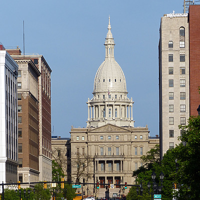 Michigan State Capitol by Nate Lindsey