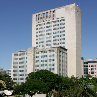 Houston Main Building by Marshall Gerometta