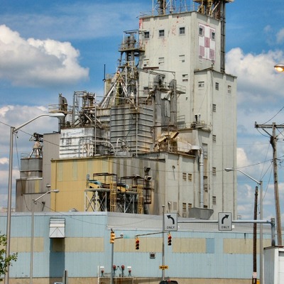 Purina Mills Feed Mill by James Peacock