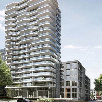 Wohnhochhaus Huyssenallee by Dr.-Ing. Hermann Klapheck