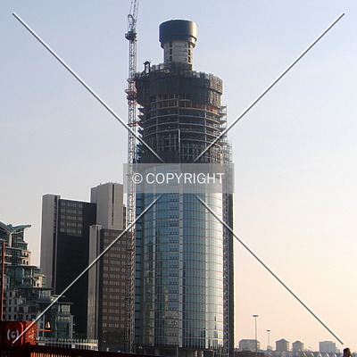 St George Wharf Tower by Rodney Gunn