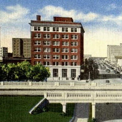 Alexander Building by Cogdell News Company