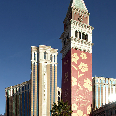 Venetian - Campanile Tower by Marshall Gerometta